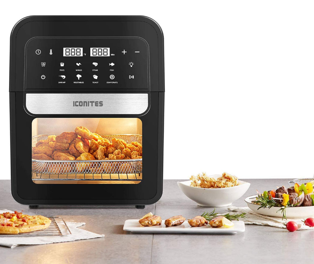 Iconites 8-in-1 Air Fryer 6-5 Quarts Air Fryer Oven