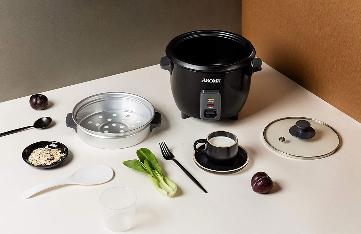 Aroma Housewares ARC-363-1NGB Rice Cooker Steamer Multicooker Black
