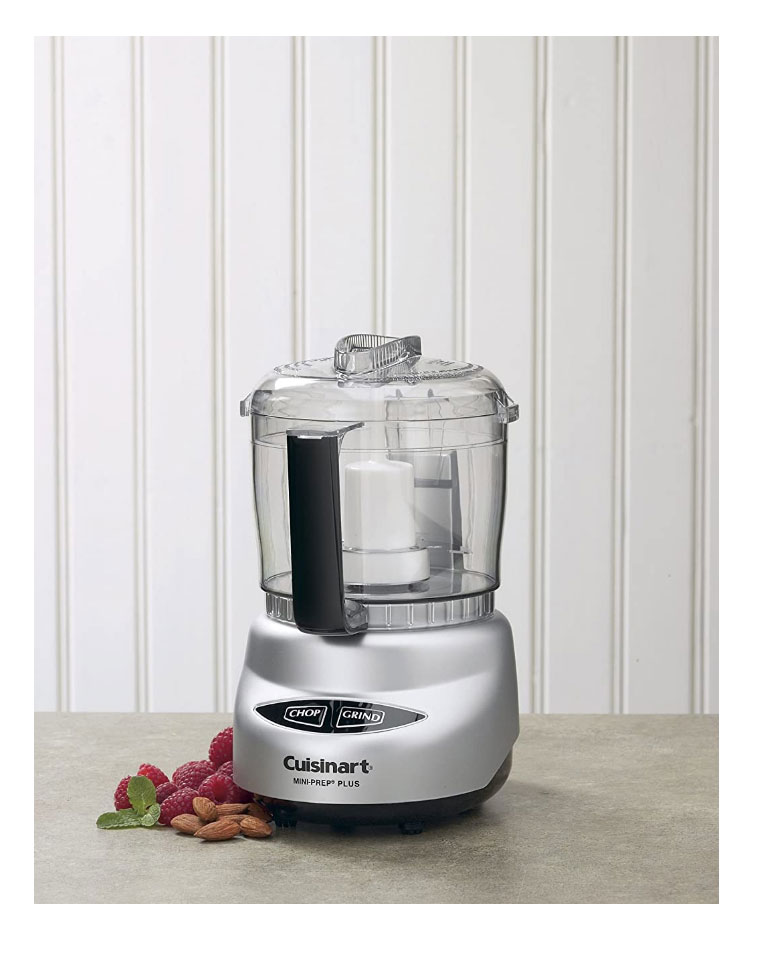 Cuisinart DLC-2ABC Mini Prep Plus Food Processor Brushed Chrome and Nickel