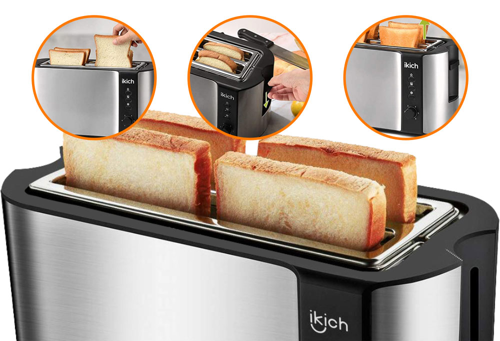 Good To Know - 4-Slot Toaster - BUYDEEM DT-6B83 vs IKICH