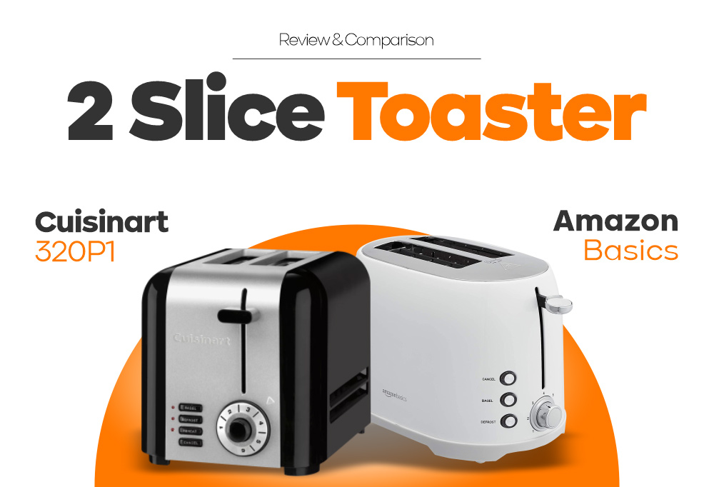 Main Image - 2 Slice Toaster - Cuisinart 320P1 vs Amazon Basics
