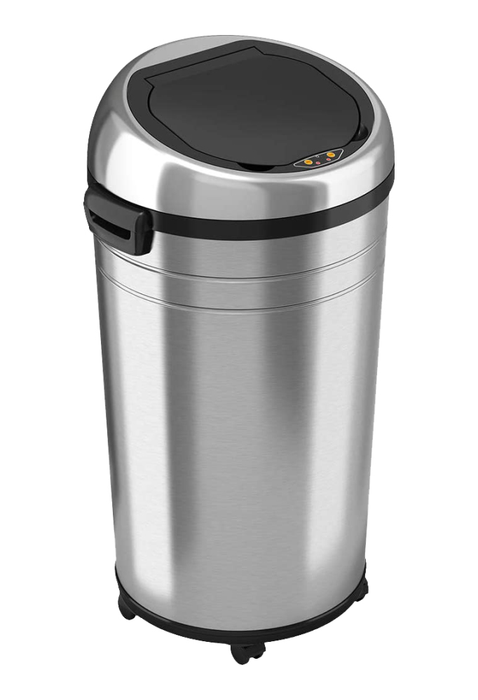Produk 2 - Large Automatic Trash Can - EKO Mirage vs iTouchless