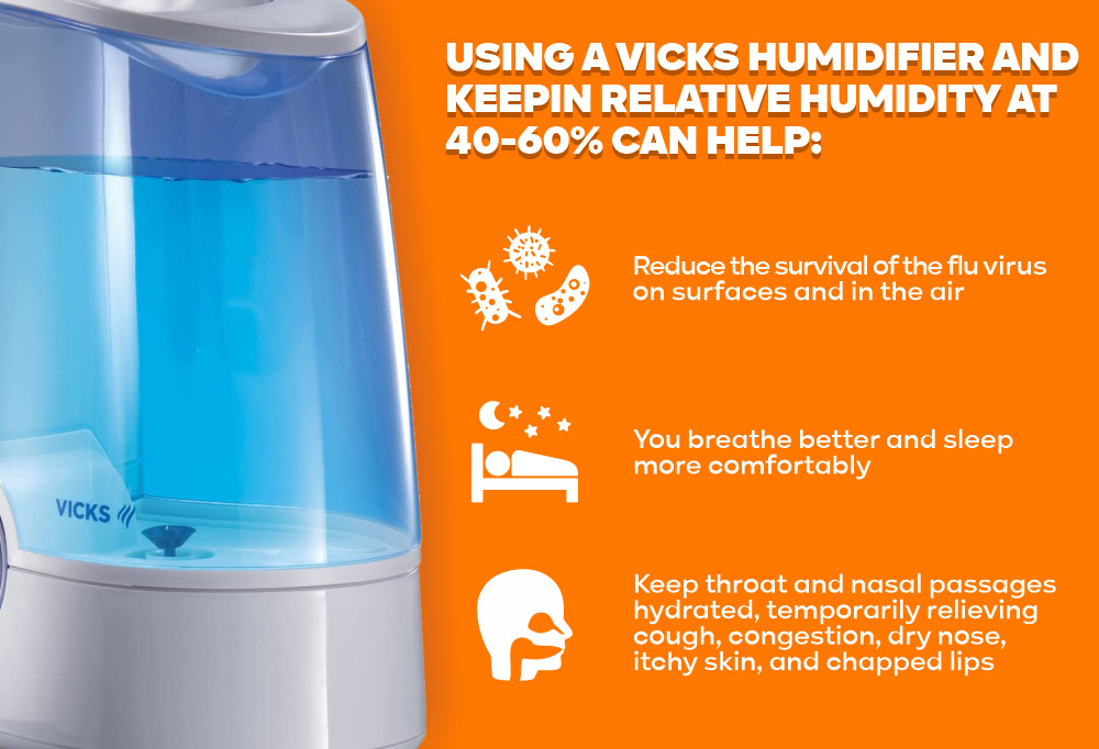 Vicks Warm - 5 Best Quiet Air Humidifers for Bedroom Under $50