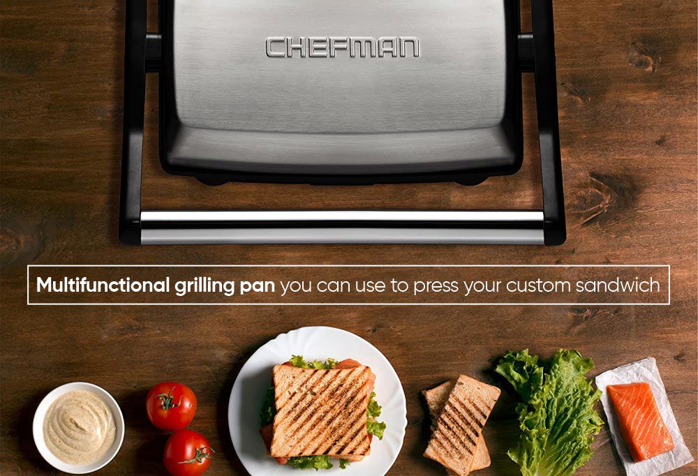 Chefman Panini Press - 5 Best Breakfast and Sandwich Maker