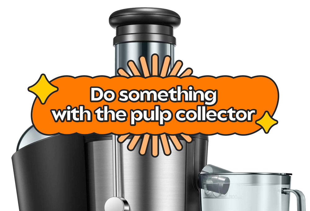 Do something with the pulp collector - Here Are 5 Things Juicer Can Do for Your Diet Program
