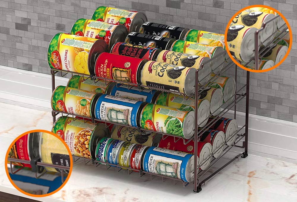 SimpleHouseware Stackable - 5 Must Have Gadgets to Make Kitchen and Dining Room More Organized