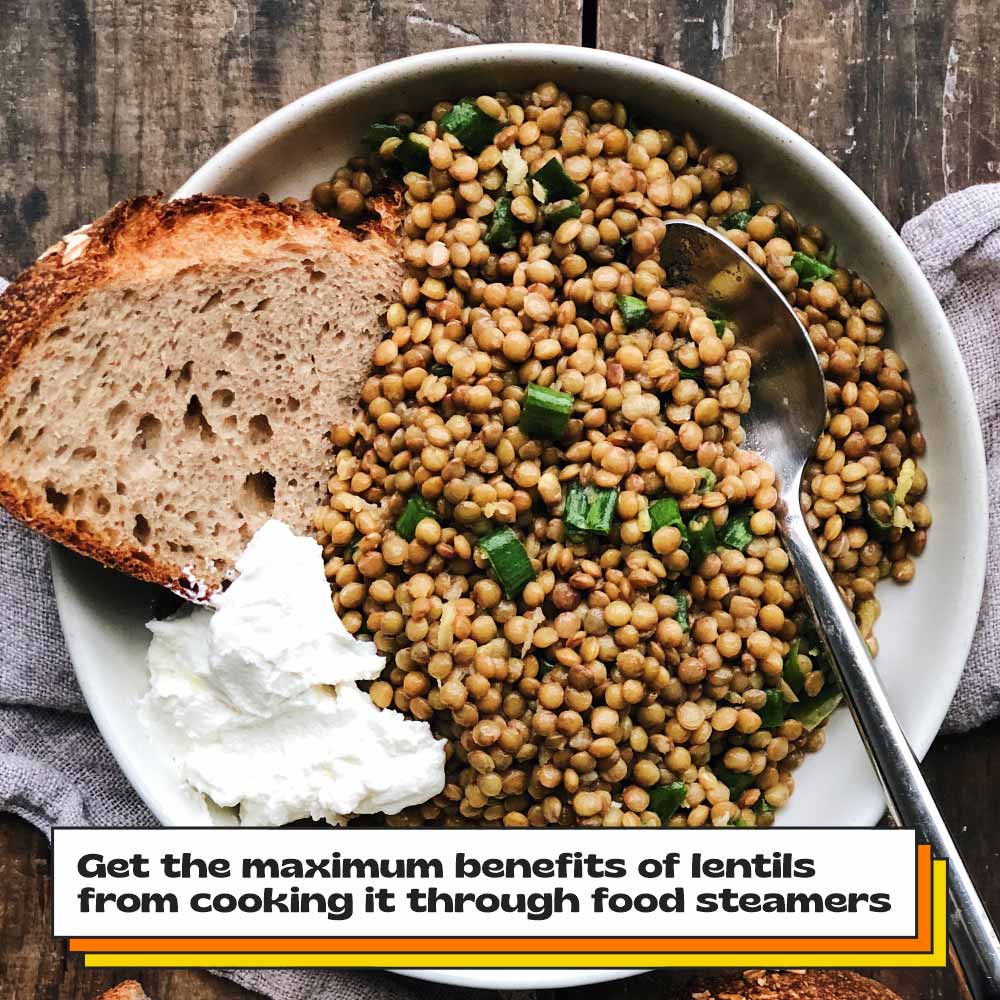 4. Lentils - Here Are 5 Things What Food Steamer Good For