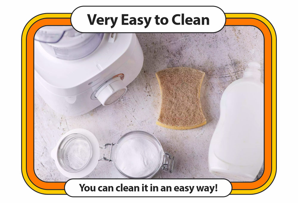 7. Very easy to clean - Here Are 5 Reasons Why You Should Use Food Processor